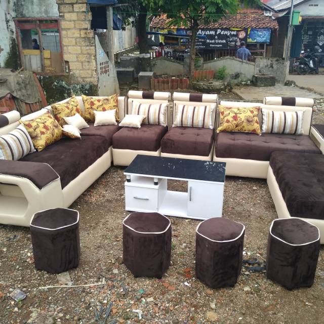 Sofa letter U custum jumbo