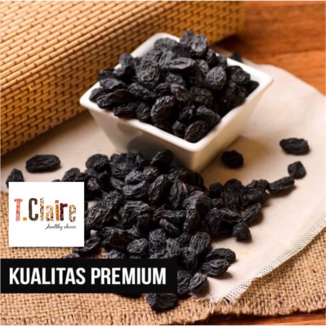 

Organic Seedless Black Raisin 250gr