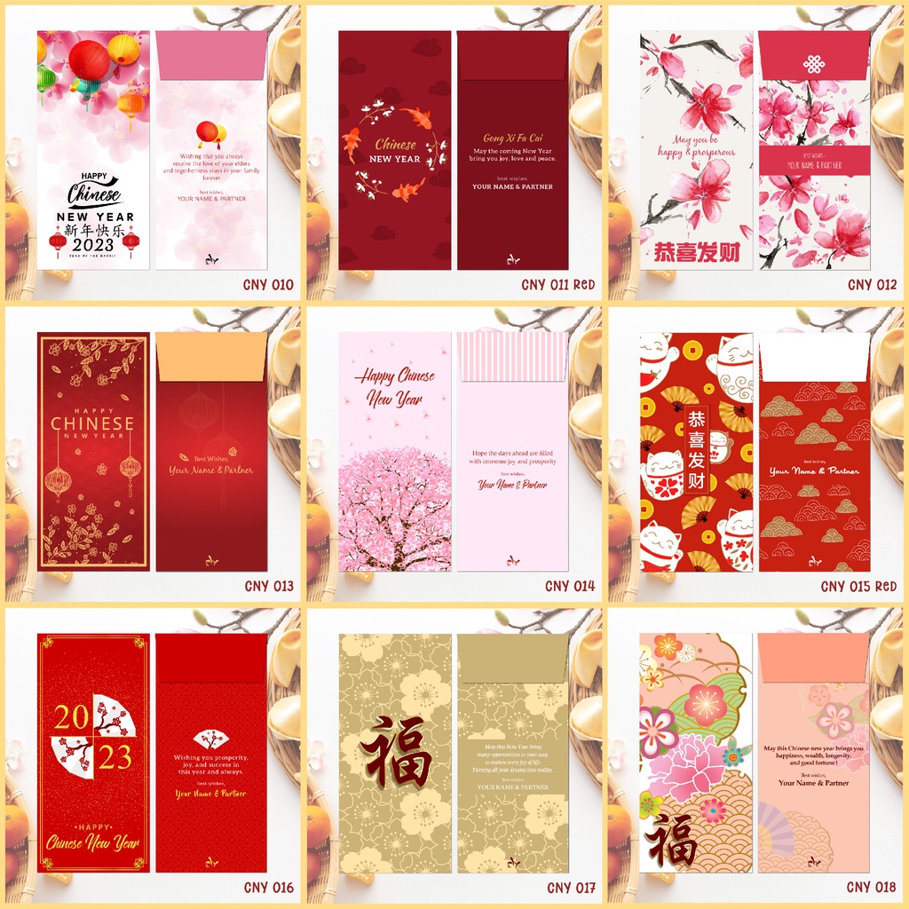 

Custom Angpao Imlek | Angpau Chinese New Year | Ampao Sincia | Amplop Uang THR (CLV CNY Collection 2)