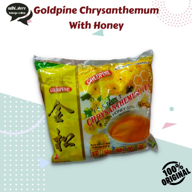 Goldpine instant chrysanthemum tea with honey 20 sachet × 20gr