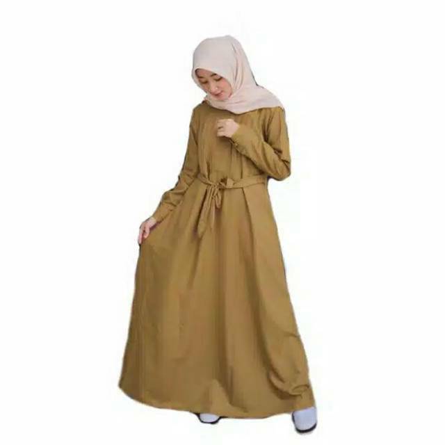 Gamis pns / gamis coklat pns / gamis pdh /gamis toyobo