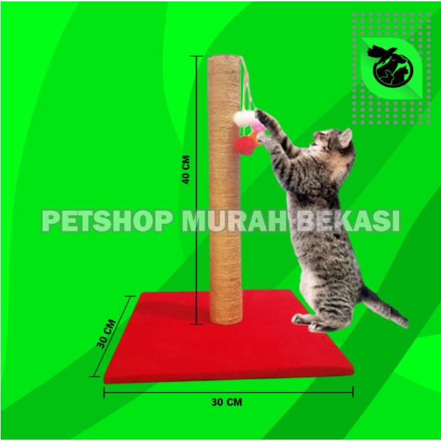 Cakaran Kucing Tiang garukan Mainan Kucing Cat Scratcher Toys