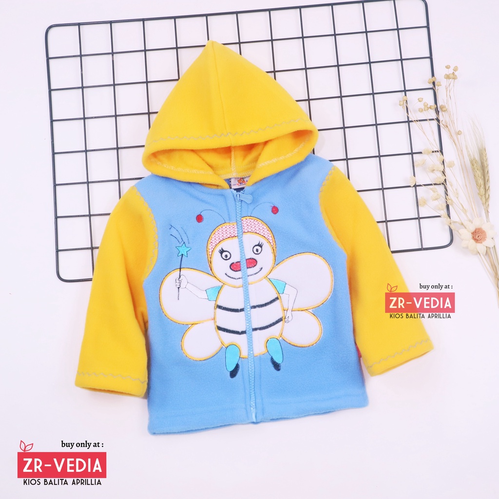 Jaket Bayi Uk 0-12 Bulan - PREMIUM QUALITY / Jaket Anak Laki Perempuan Murah Lengan Panjang Tebal