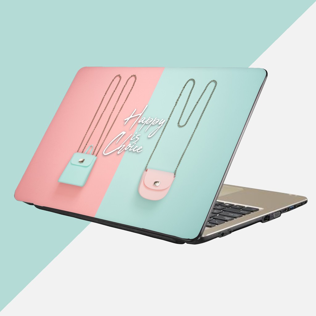 Garskin Laptop Tas Custom Nama Sendiri (Untuk Semua Jenis Laptop)