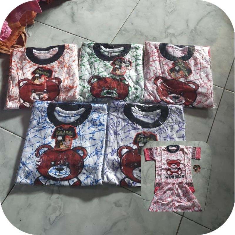 SETELAN ANAK TIE DYE PEREMPUAN/LAKI-LAKI UNTUK UMUR 2TH-10TH BAHAN KAOS