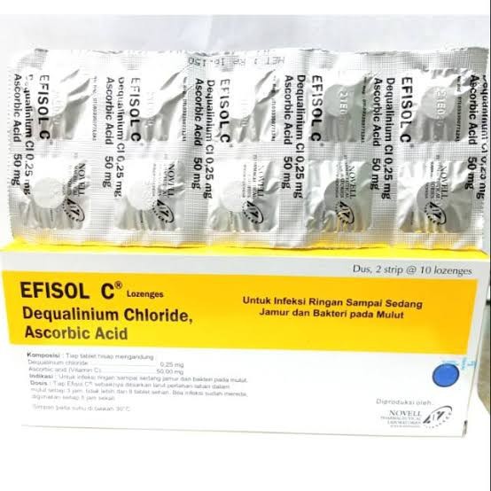 EFISOL C LOZENGES BOX 20 TABLET