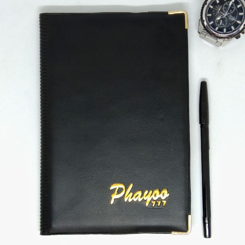 

Note Book Buku Tulis Buku Catatan Buku Agenda PHAYOO 777 GOLD Hitam