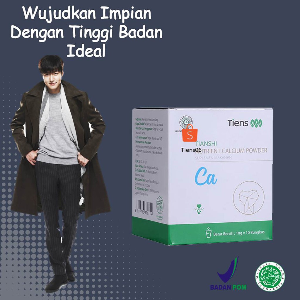 

peninggi badan tiens original dewasa/ NHCP Tiens Susu pertumbuhan peninggi badan ( per sachet )