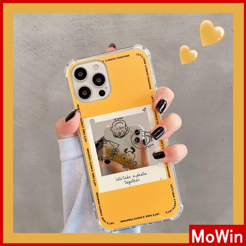 iPhone Case Acrylic HD Mirror Laser Airbag Shockproof Protection Camera Cute Cartoon Compatible For iPhone 11 iPhone 13 Pro Max iPhone 12 Pro Max iPhone 7 Plus iPhone xr xs max