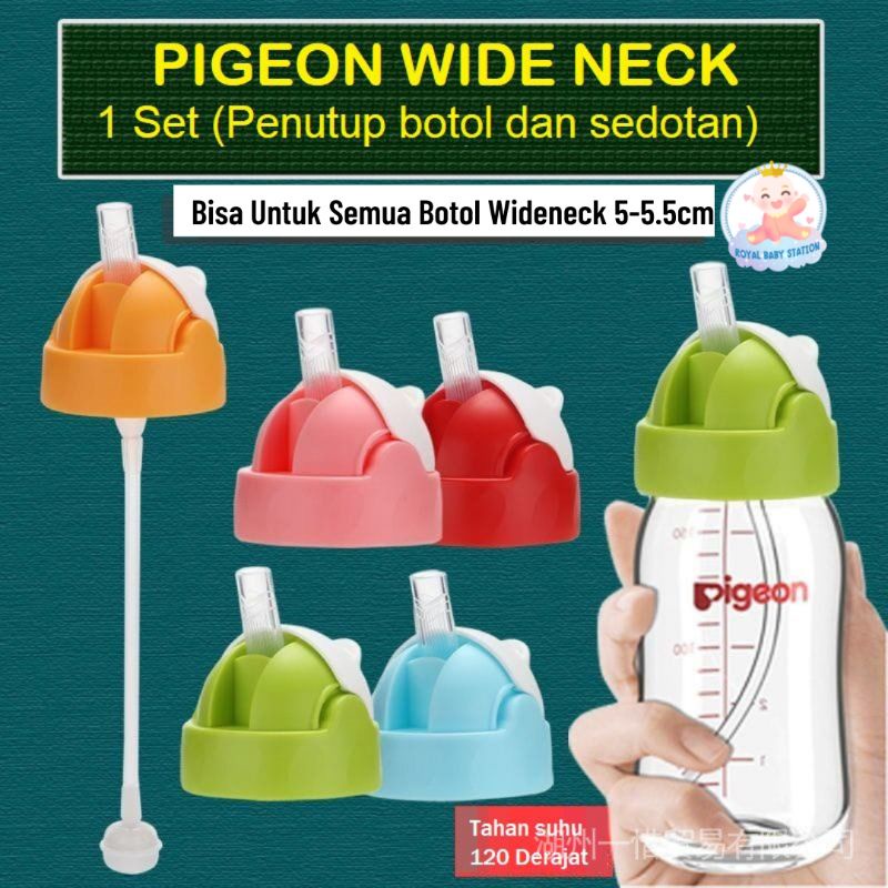 Sedotan Pengganti Dot Botol Susu Wide Neck 5cm dan standart 3.5cm Universal