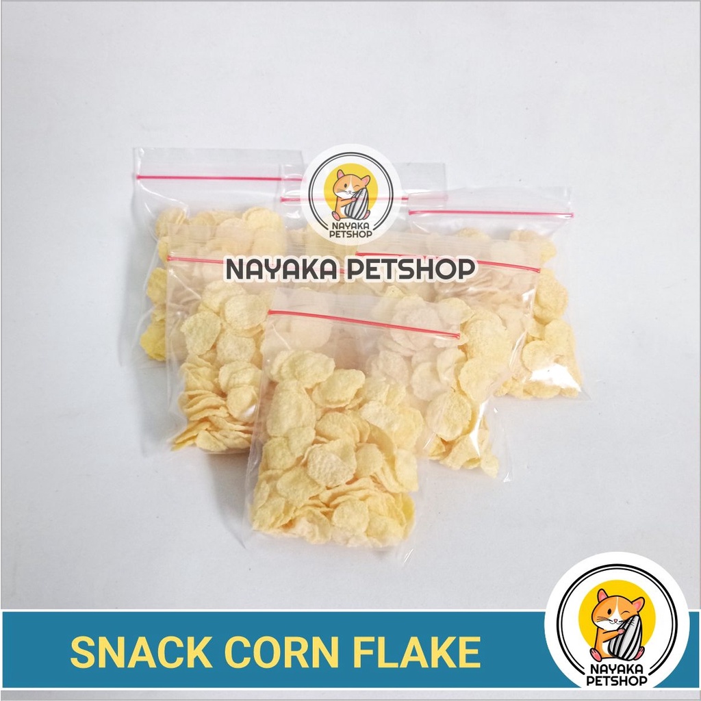 Snack Hamster Corn Flake Cemilan Jagung Ekstra Food Camilan Hewan