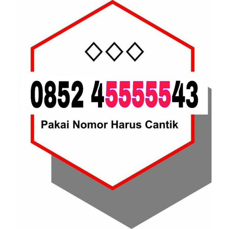 NOMOR CANTIK AS TELKOMSEL PANCA 55555 NAIK RAPIH