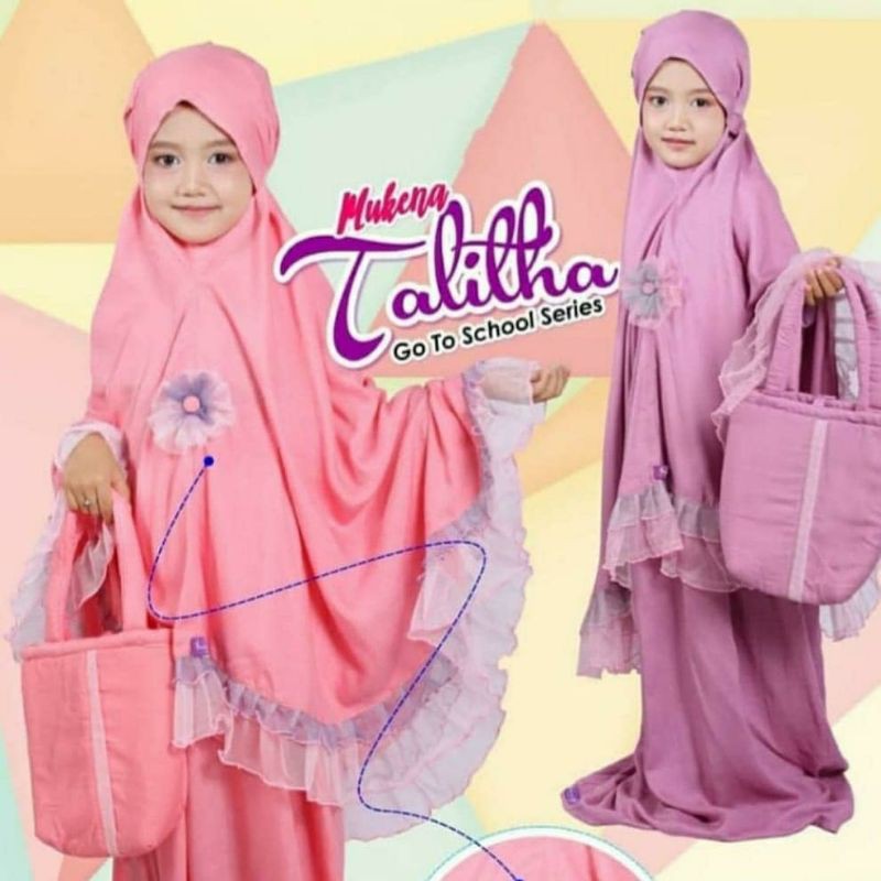 MUKENA TALITHA/MUKENA BAGUS/MUKENA ANAK/MUKENA MURAH/MUKENA LUCU