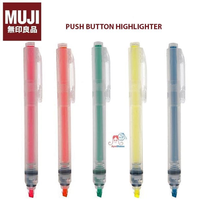 

Muji Highlighter / stabillo - Biru Muda