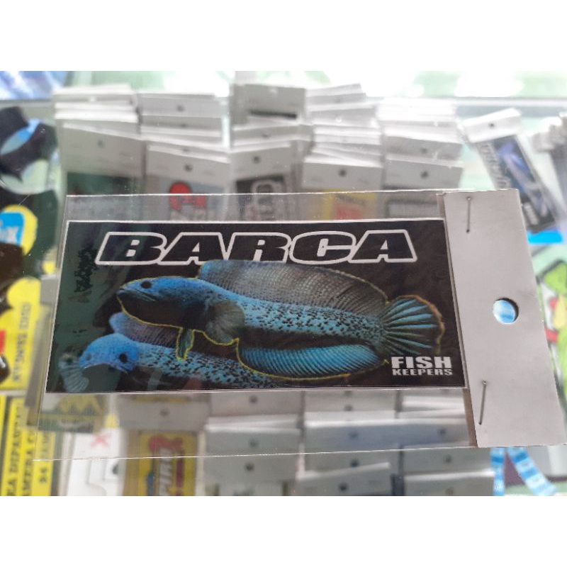 Stiker barca,Sticker iwak galak stiker iwak galak  sticker aquarium stiker aquarium sticker predator