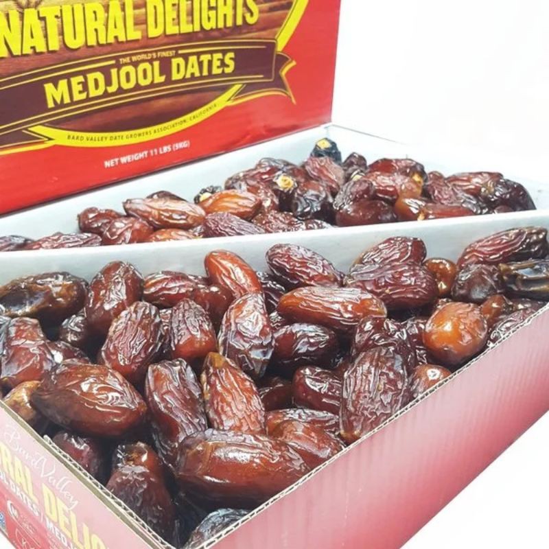 kurma medjool bard valley natural delights kemasan dus 1kg