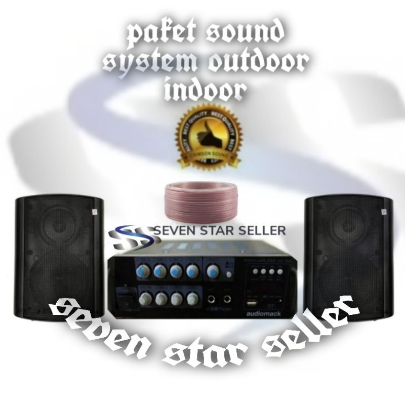 Jual Paket Sound System Outdoor Indoor 2 Titik Speaker | Shopee Indonesia