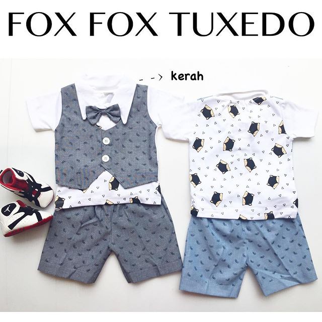 4pc 39 5 babeebabyshop FOX FOX stelan anak  setelan anak  