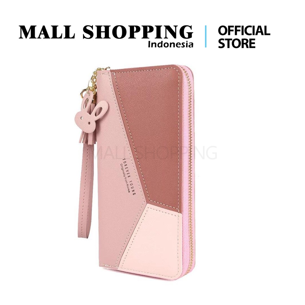 (COD) Dompet Wanita Dompet Kulit Panjang Dompet Women Wallet Fashion