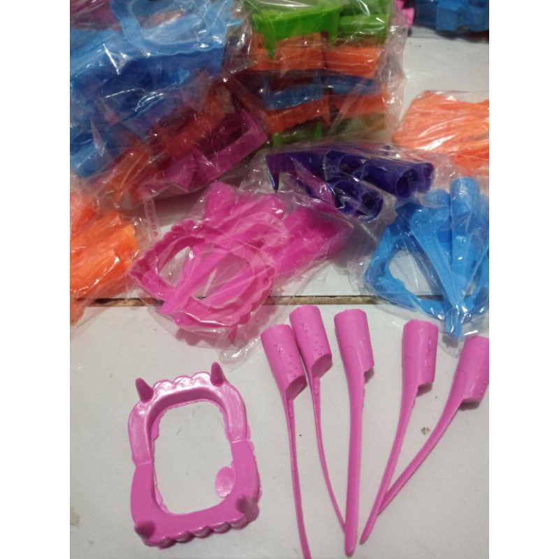 mainan kuku gigi 1 set grosir isi 20 pcs