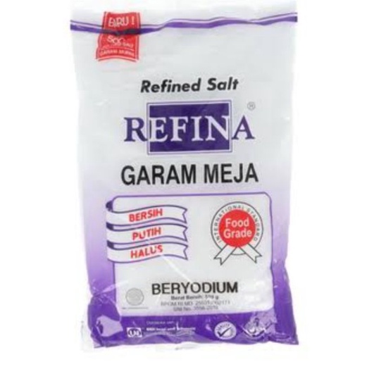 

Refina garam meja 500gr