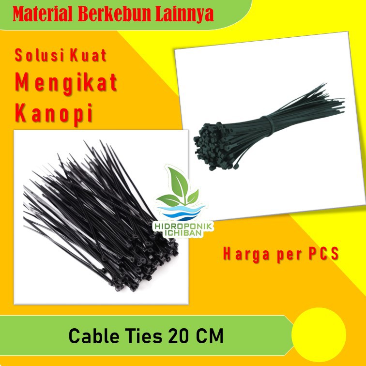 CABLE TIES TALI RIPET Ukuran 20 CM untuk Mengikat KANOPI
