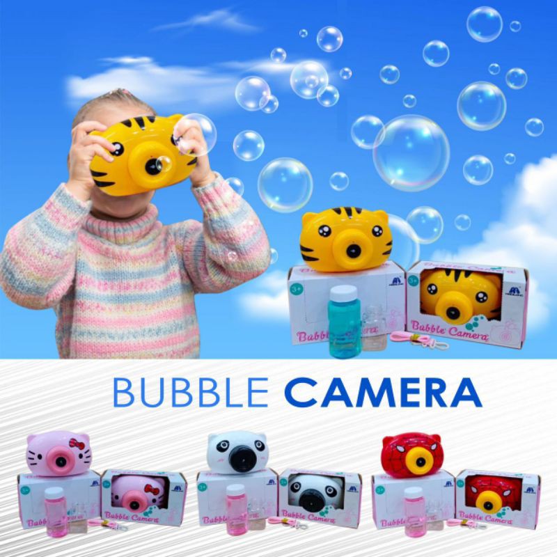 Mainan Bubble Camera Anak - Gelembung Sabun