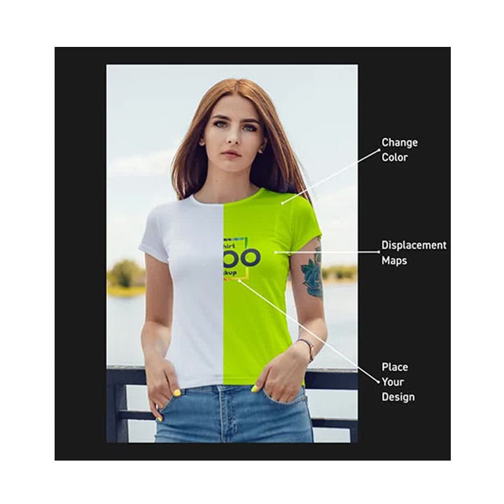 1000 Template Mockup Kaos Polos Psd Premium + Bonus