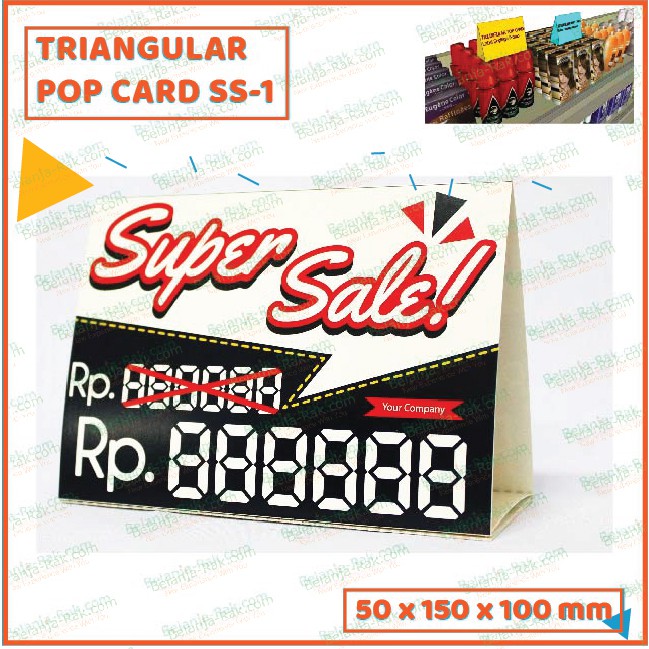 

TRIANGULAR POP CARD PROMO SS-1