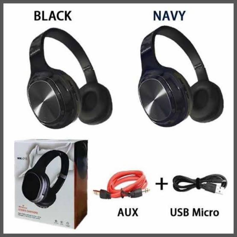 Headset Bluetooth Bando WK-015 Headphone Wireless Bando JBL by HARMAN