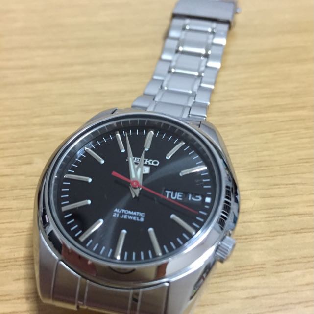 Seiko 5 SNKL45K1 Automatic Black Dial - Jam Tangan Pria SNKL45