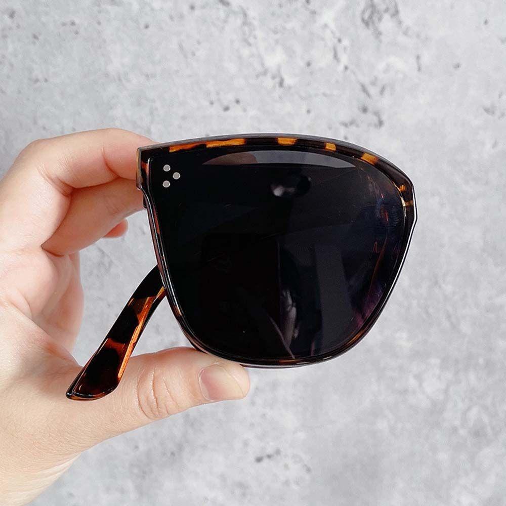 Mxbeauty Kacamata Hitam Lipat Fashion Untuk Pria Bingkai Besar Perlindungan UV Kacamata Matahari Kacamata Matahari Wanita Sunglasses