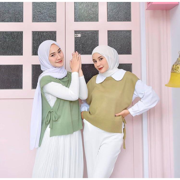 VEST TALI SAMPING /VEST ROMPI RAJUT murah