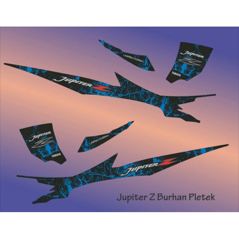 STIKER VARIASI JUPITER Z 2009-2010 PLETREK