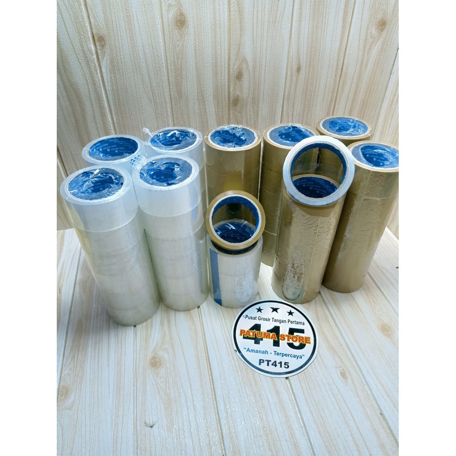 

Lakban Bening Dan Coklat Goldie Tape 60 Yard