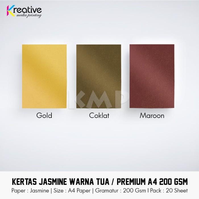 

Kertas Karton Jasmine Tua / Premium (A4 / 200 Gsm / 1 Pack = 20 Lbr)