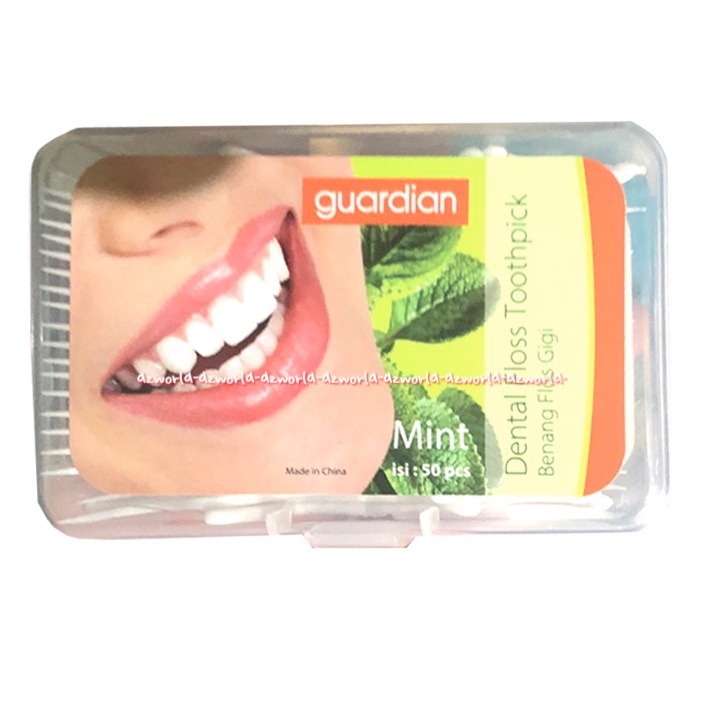 Guardian Dental Floss 50pcs Toothpick Tusuk Gigi Benang Benang Gigi Tooth Pick Dentalflos