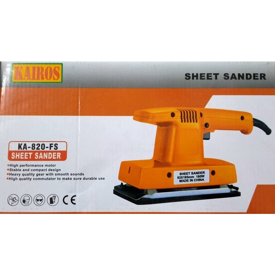 promo TERLARIS !! KAIROS Mesin Amplas/Ampelas Elektrik Sheet Sander KA-820-FS