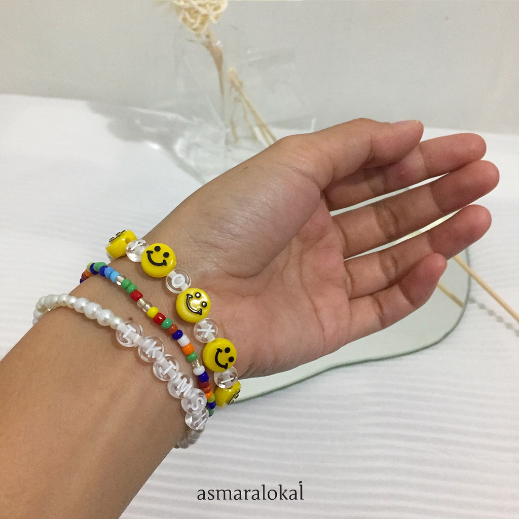 GELANG YOSHI TREASURE  |  BEADS BRACELET | KPOP IDOL BEADS | GELANG MANIK