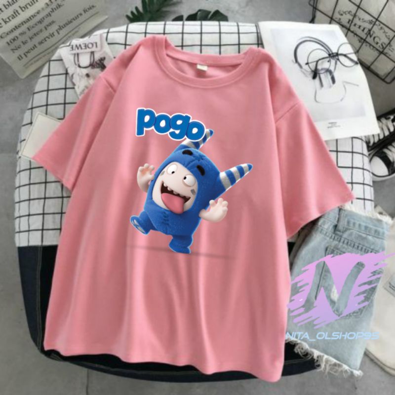 KAOS ODDBODS baju kaos anak kartun oddbods pogo