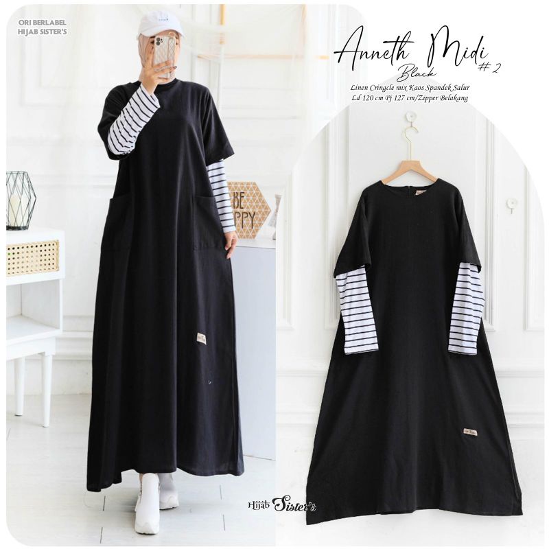 ANNETH MIDI / MOONA DRESS ORI HIJAB SISTER