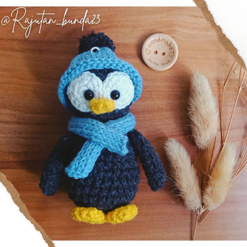 Pinguin rajut/amigurumi/boneka karakter