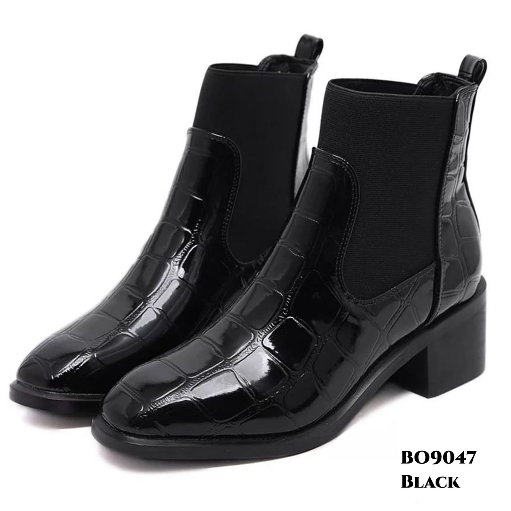 RESTOCK WYN SEPATU BOOTS FLAT KOREA BO9047