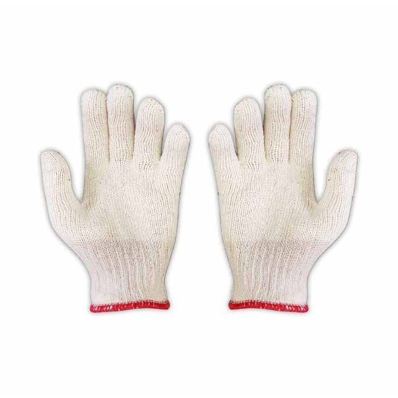1 lusin(12 pasang) sarung tangan/sarung tangan kerja bangunan/sarung tangan kebun sarung tangan polos warna putih/sarung tangan kebun/sarung tangan buat ngecor 12 pasang 1 lusin RP 17999