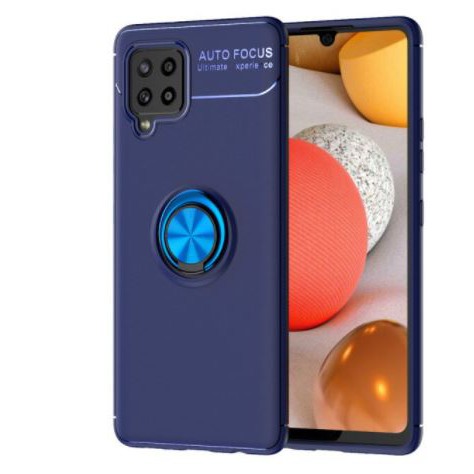 Case Samsung A12 Casing i-Ring Invisible Soft Case