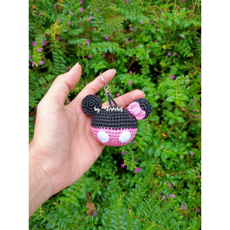 boneka rajut minnie ball / minnie ball amigurumi