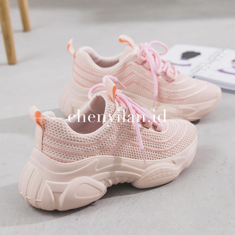 Ulzzang Sneakers Sepatu Wanita Olahraga Lari Model Sport