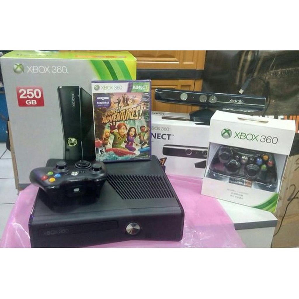 [Games/Game] XBOX 360 250GB plus Kinect dan 2Stick