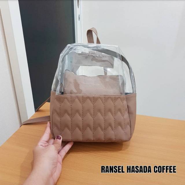 TAS/TAS TRANSPARAN/TAS RANSEL CEWEK/RANSEL TRANSPARAN/TAS KOREA
