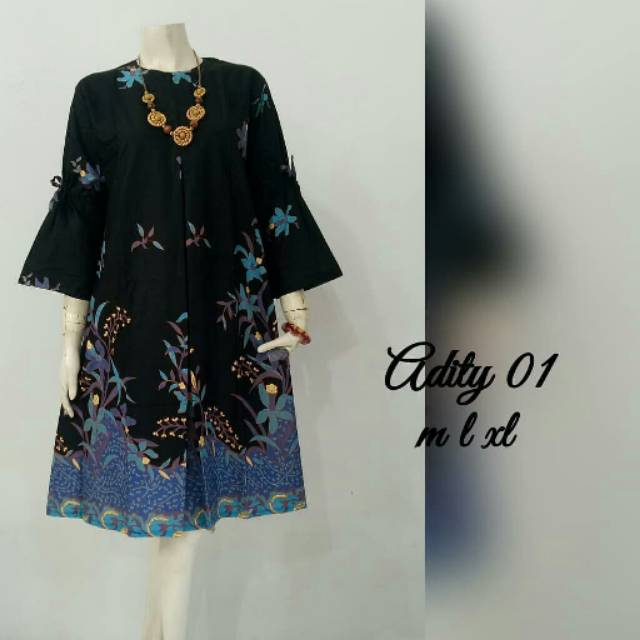 DRESS BATIK KATUN KERJA KANTOR/SERAGAM BATIK KANTOR /DRESS BATIK NATAL/VN 996 /batik 892